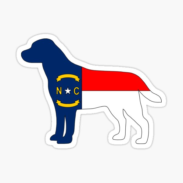 North Carolina Flag Sticker