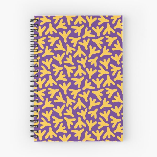 Item preview, Chicken Feet - Geometric Pattern (Purple and Yellow) designed and sold by Mario Patterns.