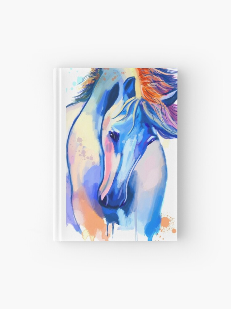 Carnet Cartonne Aquarelle De Cheval Peinture De Cheval Portrait De Cheval Art De Cheval Illustration De Cheval Par Romandigitalart Redbubble