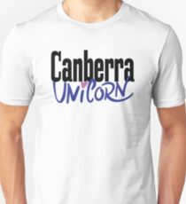 Canberra Unicorn Australia Raised Me Unisex T-Shirt