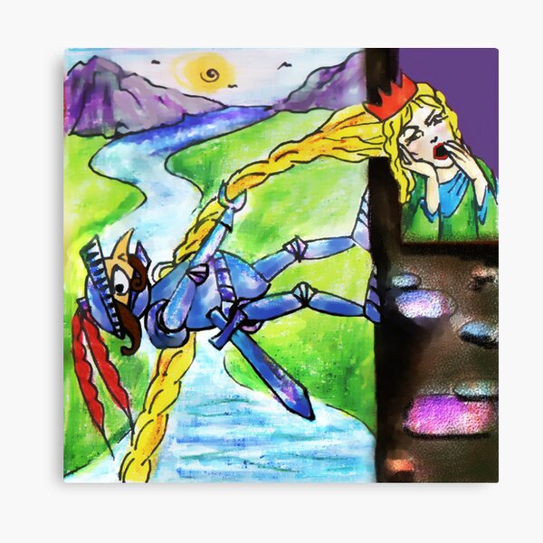 the Knight and the Princess Canvas Print