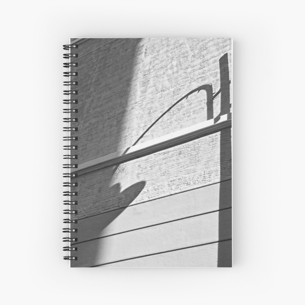 Shadow Lamp, Bolzano/Bozen, Italy Spiral Notebook
