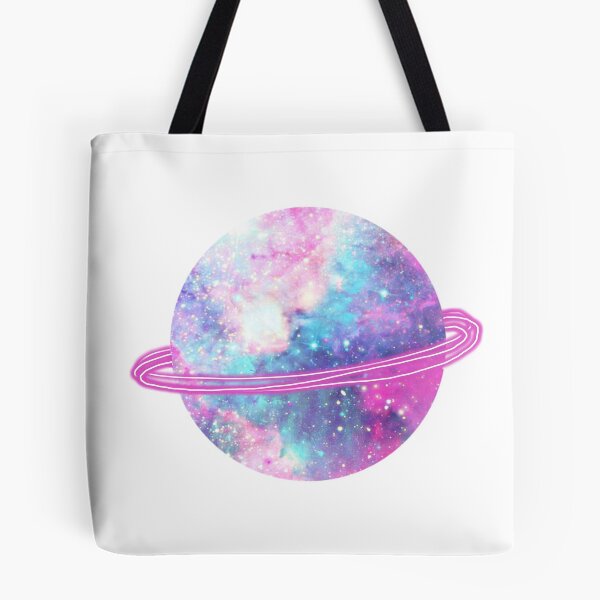 Item preview, Galaxy planet neon designed and sold by PinkestLemonade.