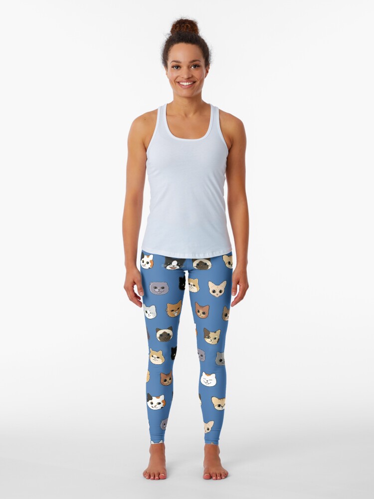 happy cat leggings