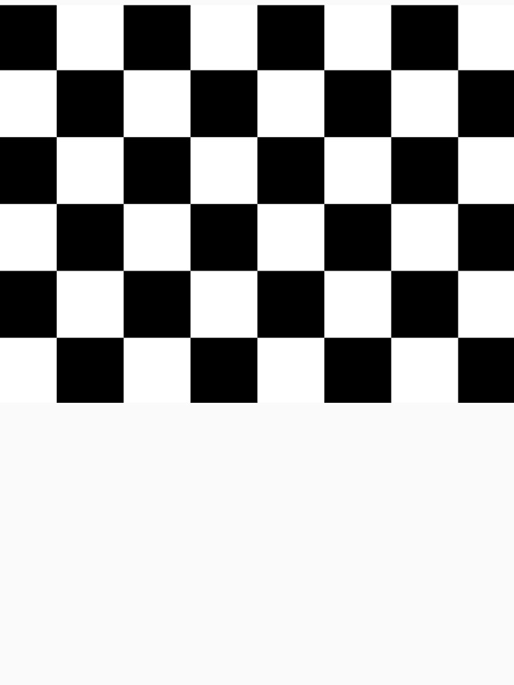 Checkered Flag. Chequered Flag. Motor Sport. Checkerboard. Pattern. WIN. WINNER. Racing Cars. Race. Finish line. BLACK. by TOMSREDBUBBLE