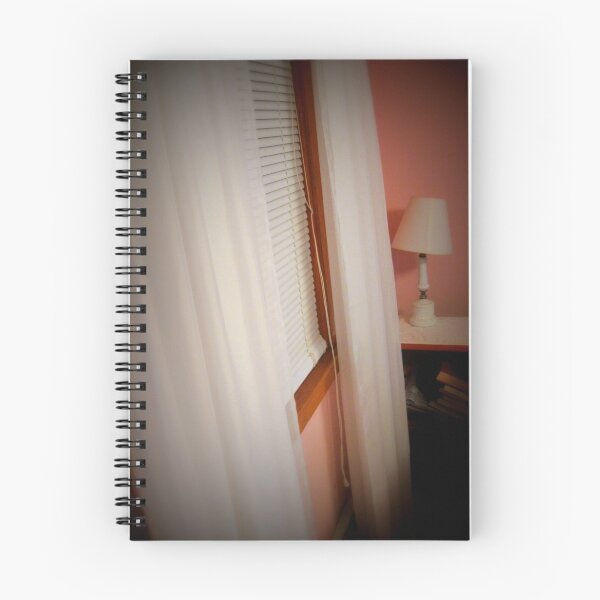 Item preview, Curtains of white by the Bedstand at night designed and sold by SarahMistake.
