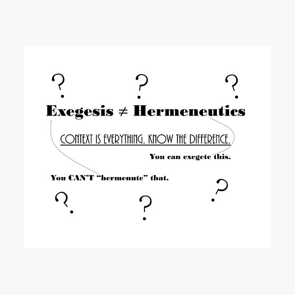 Item preview, Exégesis vs. Hermenéutica designed and sold by Joshua W.