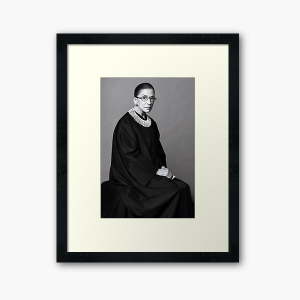 Ruth Bader Ginsburg Framed Art Print