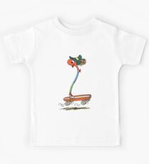 Niedrig Skateboardfahrer Kinder T-Shirt
