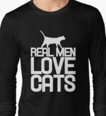 Real Men love cats Long Sleeve T-Shirt