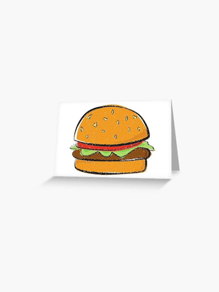 Hamburger Cheeseburger Cartoon Bubble Art Design Hamburger Cheeseburger Cartoon Bubble Art Design