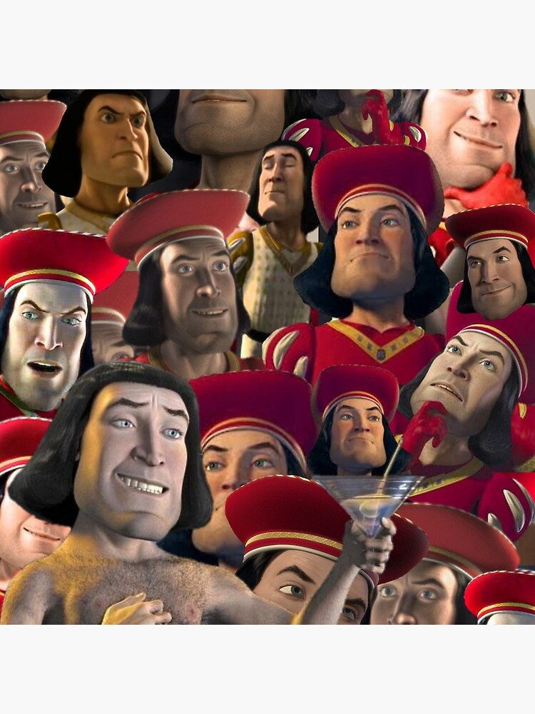 "Lord Farquaad" Throw Pillow by WilliamDean Redbubble