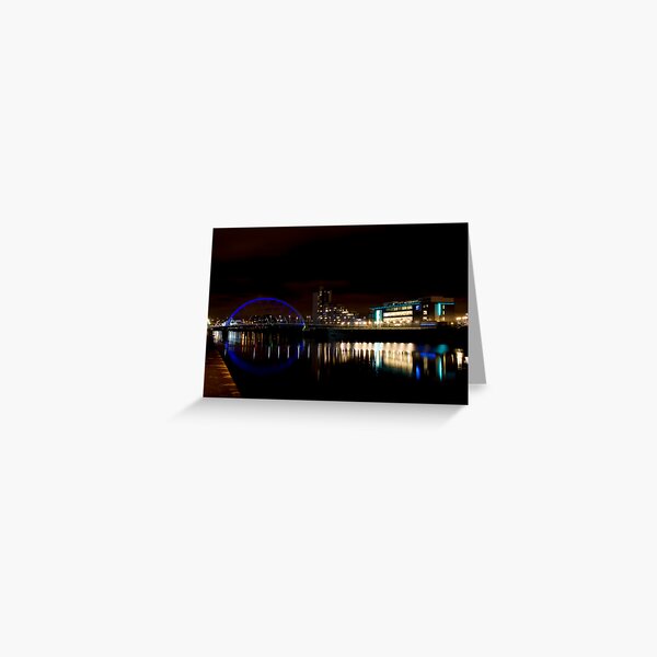 Glasgow Squinty Bridge Greeting Card