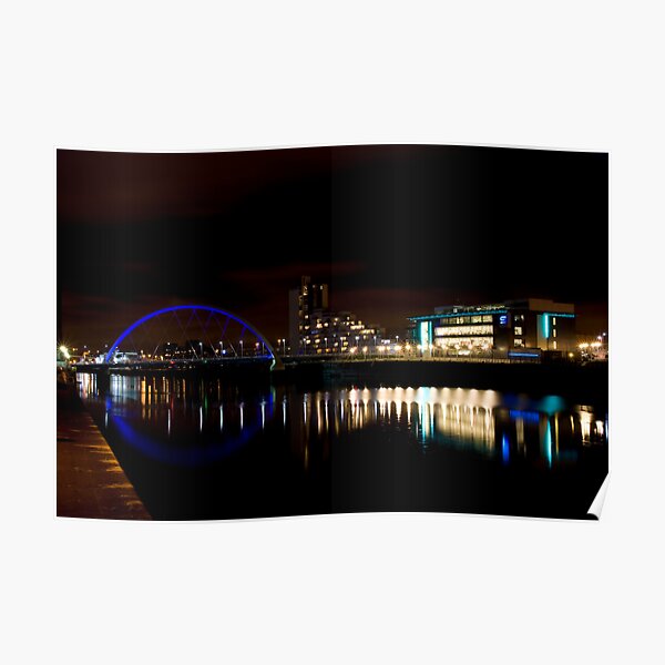 Glasgow Squinty Bridge Poster