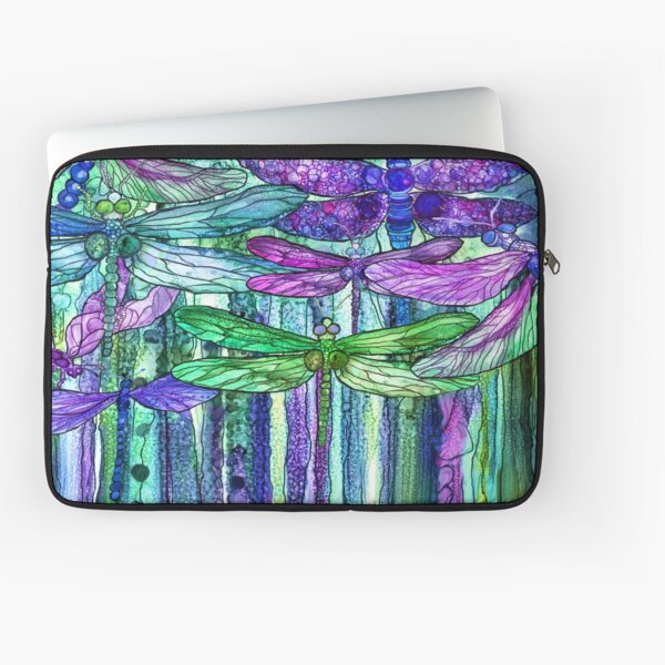 Item preview, Dragonfly Bloomies 4 - Purple designed and sold by Carol  Cavalaris.