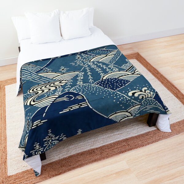 Oriental Mountains Comforter