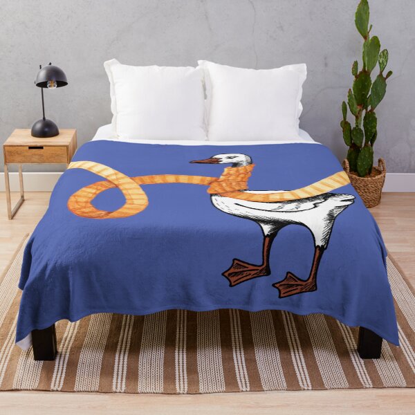 Item preview, Goose with a Golden Scarf designed and sold by Ruby The Illustrator.