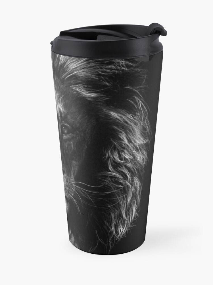 Alternate view of Löwenportrait Travel Coffee Mug