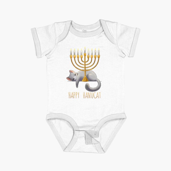 Item preview, Happy Hanucat Hanukkah Shirt designed and sold by Lunaleth.