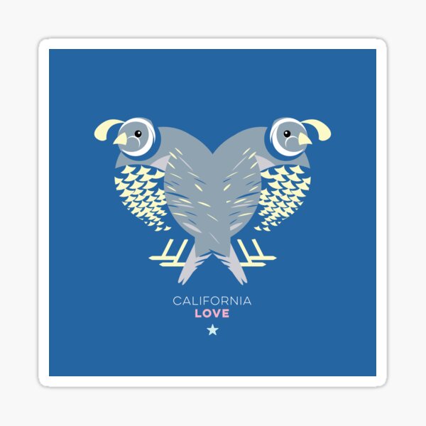 CA LOVE Sticker