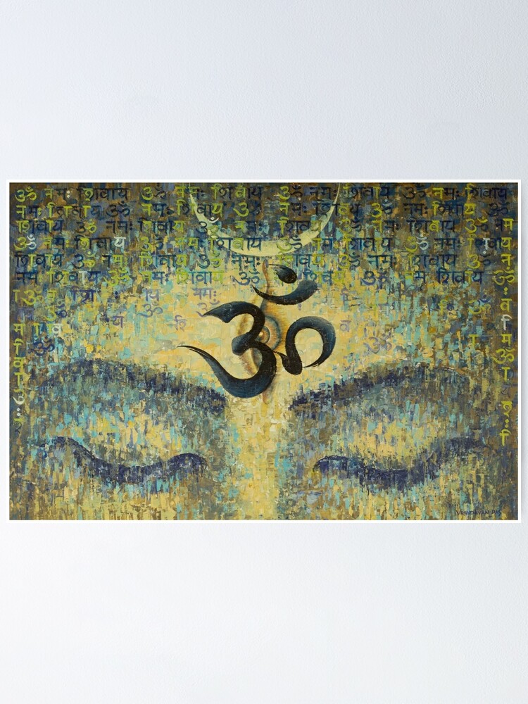 "OM" Poster for Sale by vrindavandas Redbubble
