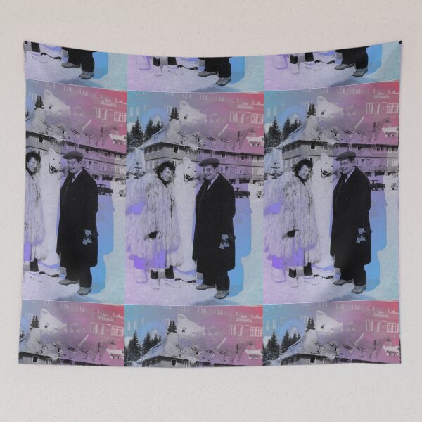 Item preview, Sylvia Bataille and Jacques Lacan chillin with a polar bear  designed and sold by ARTofDIRT.