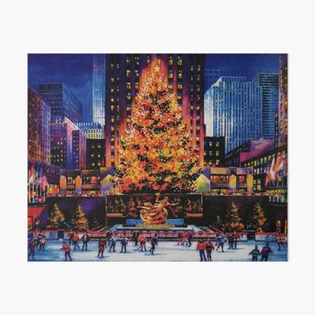 Artikel-Vorschau von Weihnachtsbaum, Manhattan, New York, gemütliche Weihnachten, designt und verkauft von levsal.