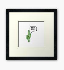 Cactus Free Hugs Framed Print