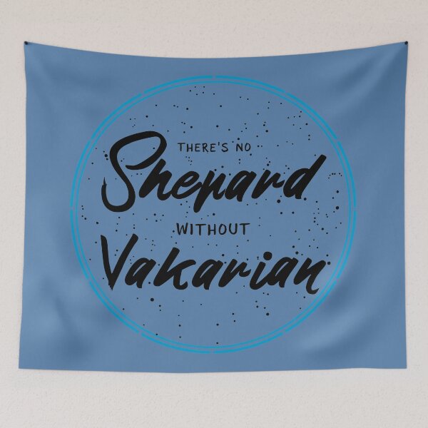 Item preview, There's no Shepard without Vakarian (black) designed and sold by NixRyder.