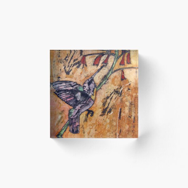 Item preview, Hummingbird 2 Batik designed and sold by JanisCox.