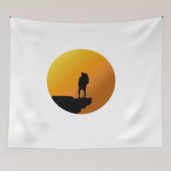 Item preview, Sunset hiking mountains view designed and sold by Gex909.
