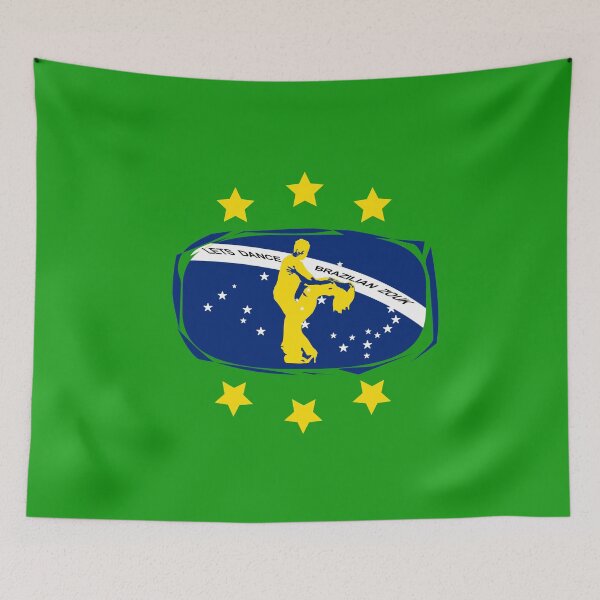 Item preview, lets dance brazilian zouk flag color design designed and sold by cglightNingART.