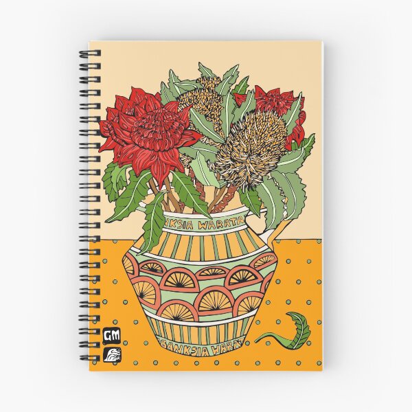 Item preview, Banksias and Waratahs in a jug designed and sold by genevievem.