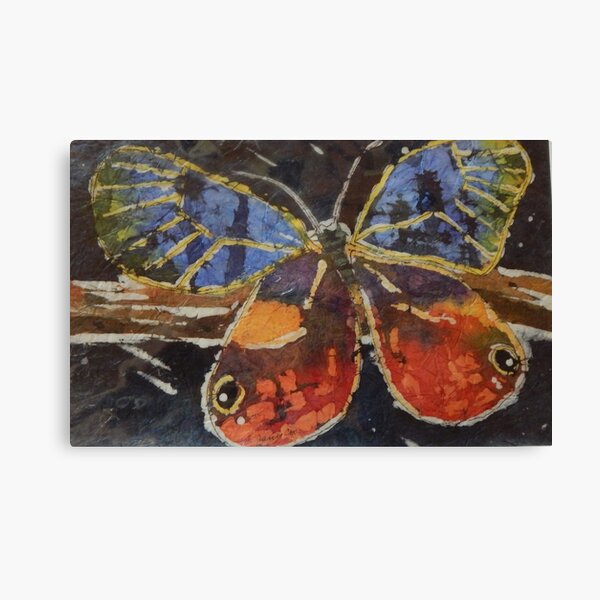 Butterfly Batik Canvas Print