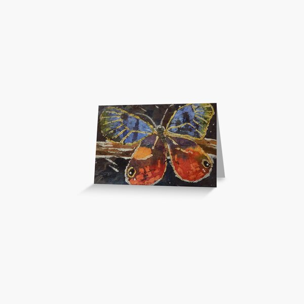 Butterfly Batik Greeting Card
