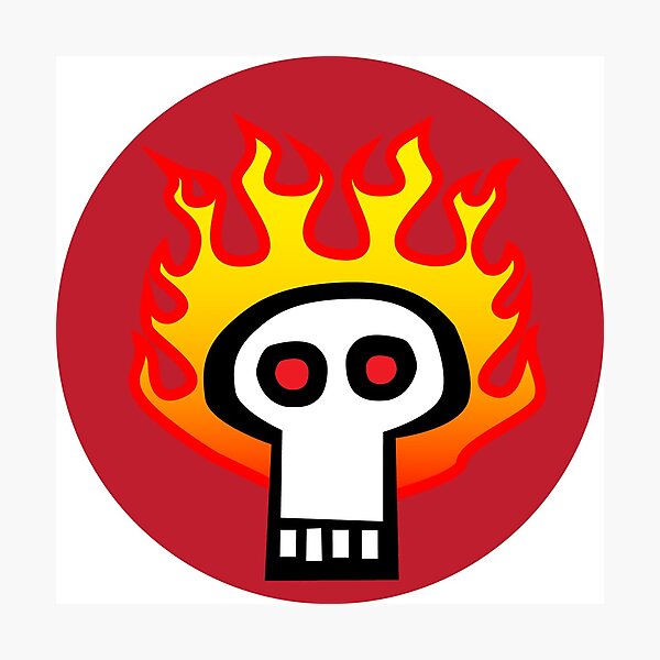Item preview, Get some flaming skull. designed and sold by johnmduggan.
