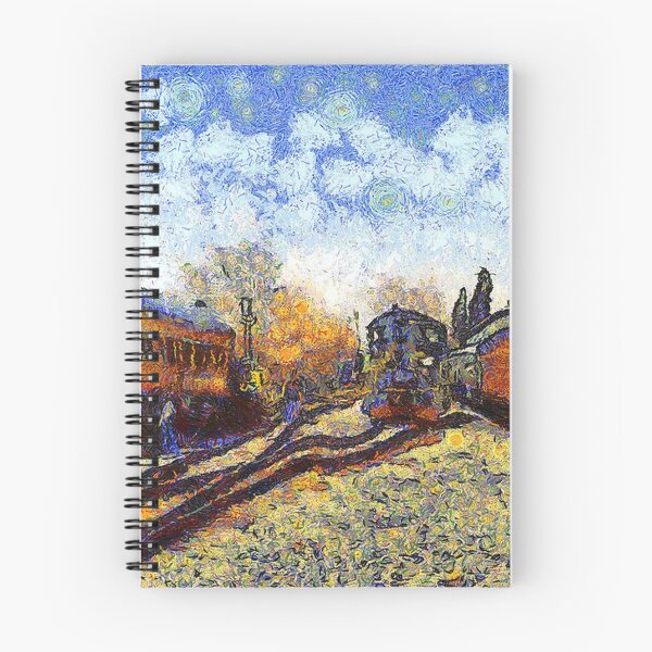 Item preview, Train station reprint by Vincent van Gogh designed and sold by Epic Splash Creations.