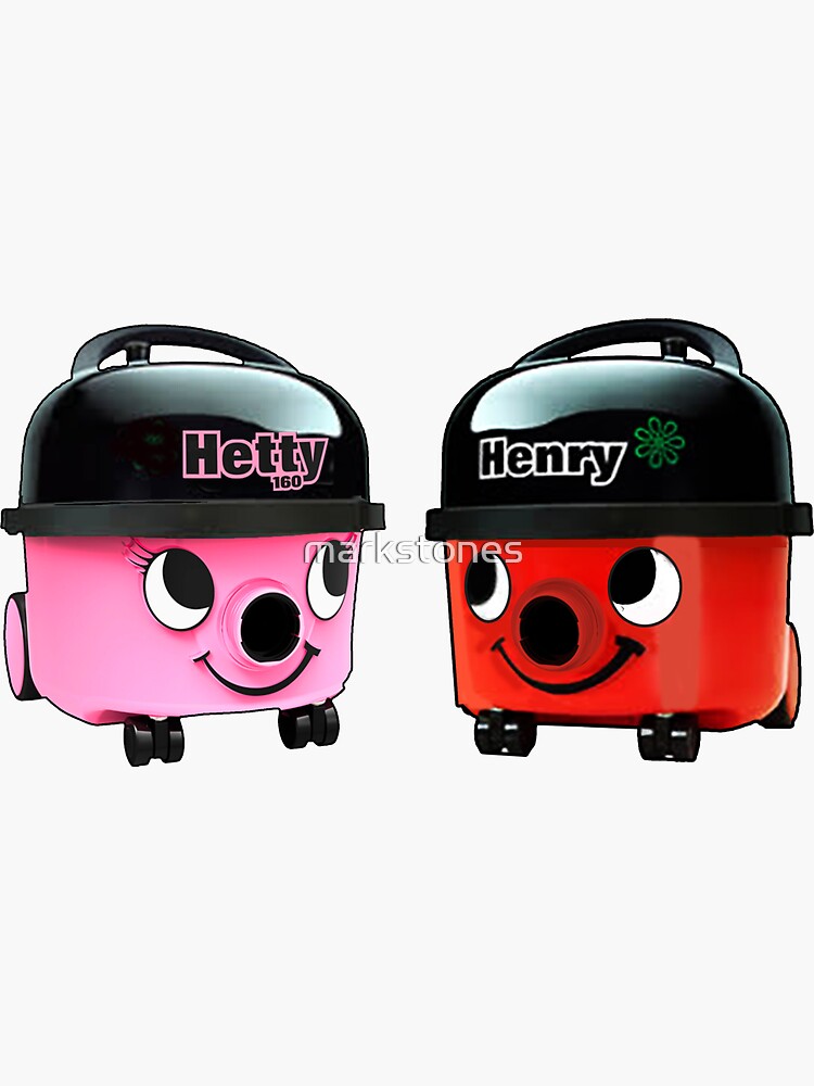 "Henry and Hetty Hoover" Sticker for Sale by markstones Redbubble