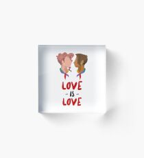 Bloque acrílico Amor y orgullo