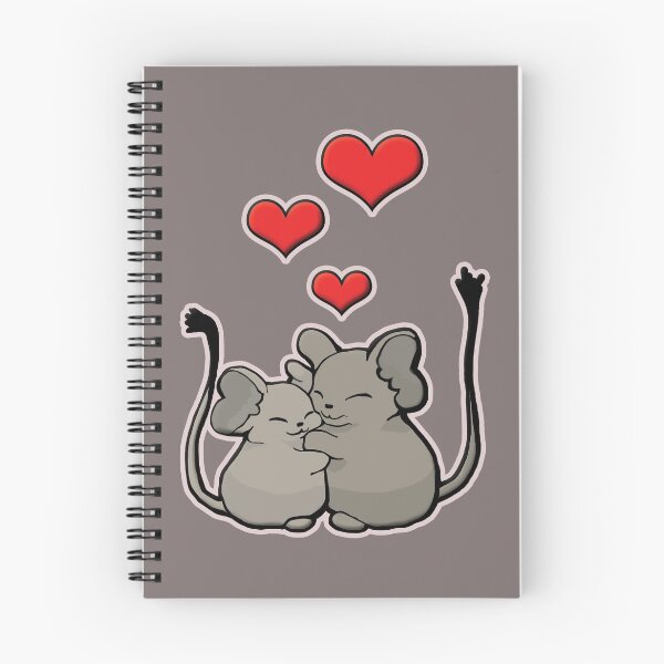 Item preview, Degu Hug Love Hearts designed and sold by -M-I-.