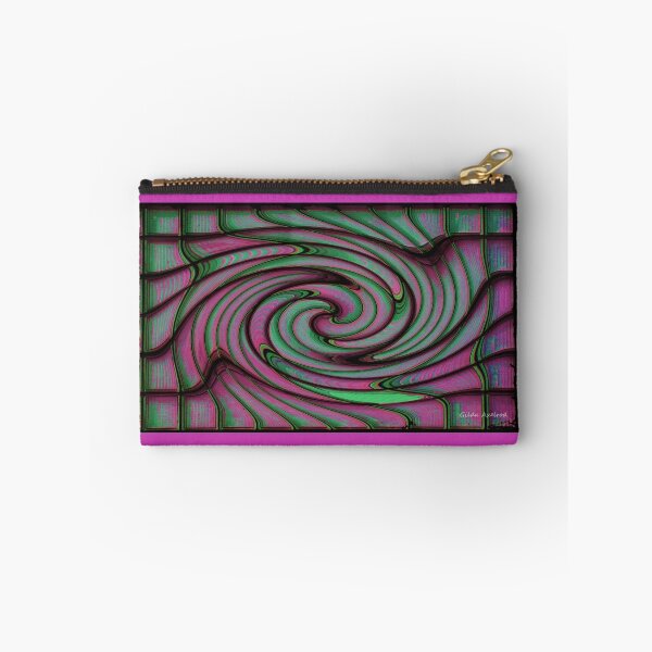 Item preview, Green and Pink Swirl #1 designed and sold by Gilda Axelrod.