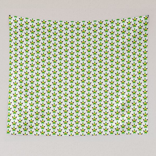 Item preview, Jamaica Flag Marijuana Symbol designed and sold by RagnarokDesigns.