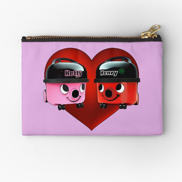 Henry and Hetty Hoover Love Heart Zipper Pouch