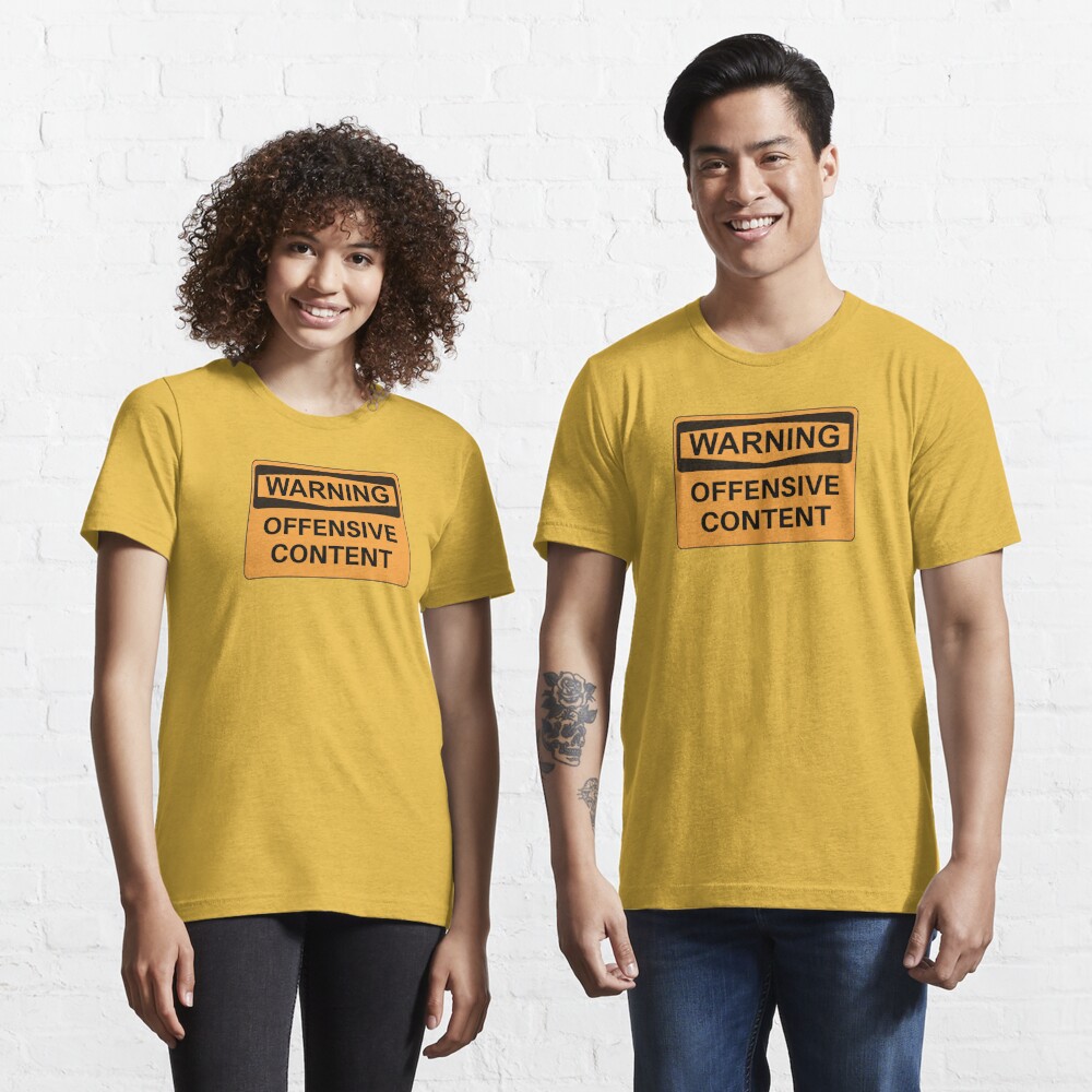 Warning May Contain Offensive Content T-shirt – Awkward T-Shirts