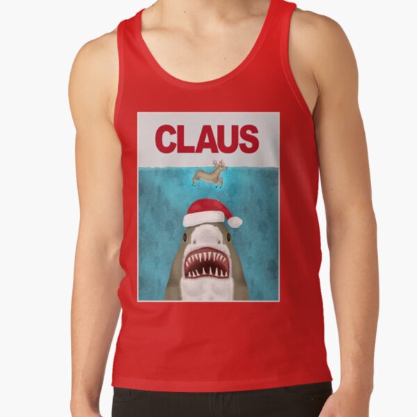 Item preview, Funny Christmas Santa Claus Shark Reindeer Humor designed and sold by emkayhess.