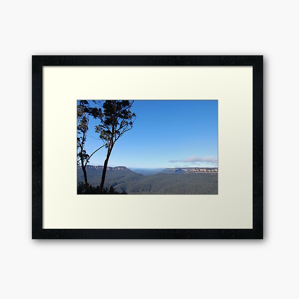 Blue Mountains Framed Art Print