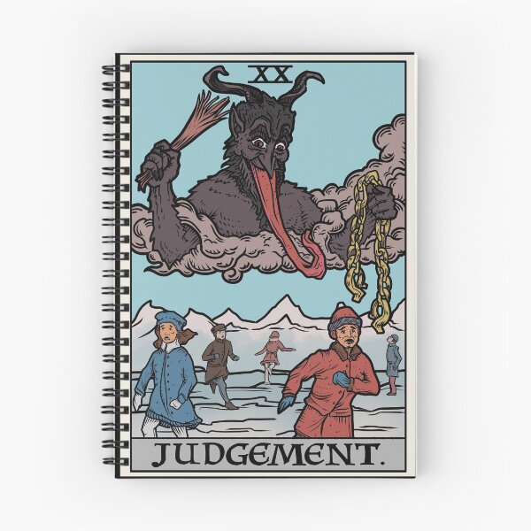 Item preview, Judgement by Krampus Tarot Card  designed and sold by TheGhoulishGarb.