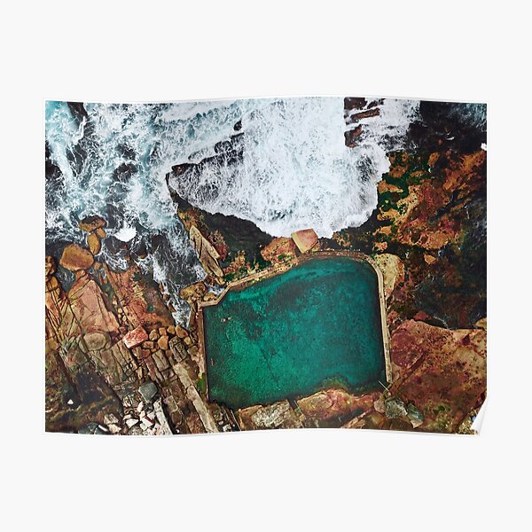 Mahon Saltwater Pool in Maroubra Sydney Poster