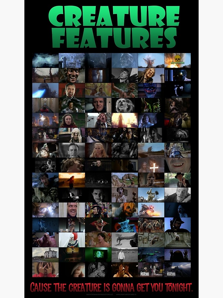 Creature Features Year 3 Opening Theme Poster by CreatureStore