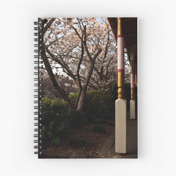 Item preview, Cherry Blossums in front of the Awning  designed and sold by HolyMoses.